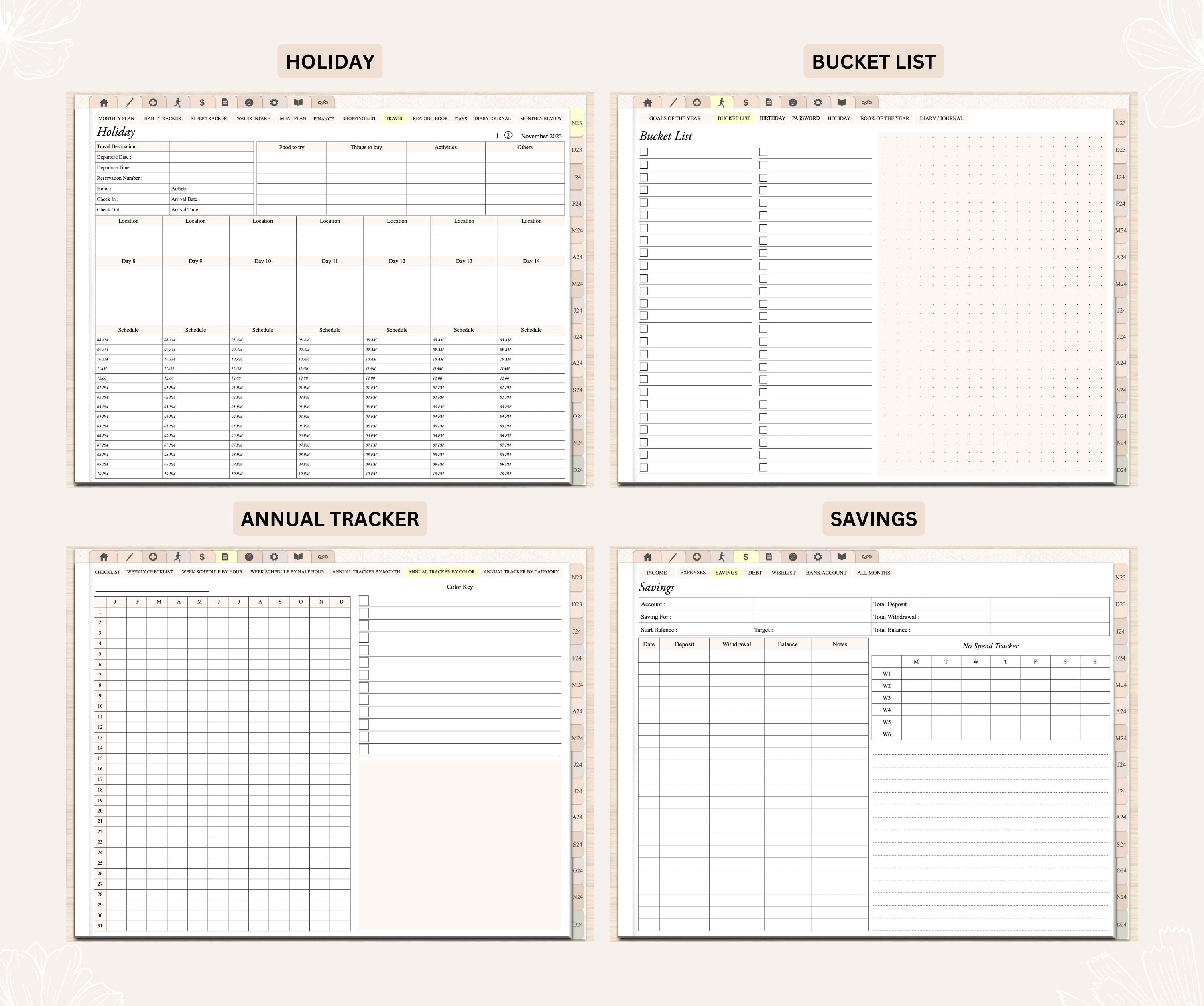 Mins4Notes Bundle - My All-In-One Digital planner