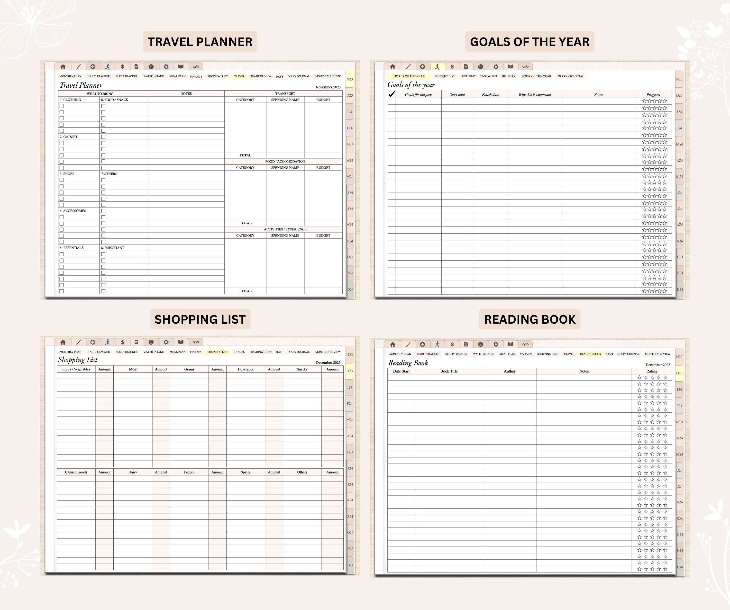 Mins4Notes Bundle - My All-In-One Digital planner