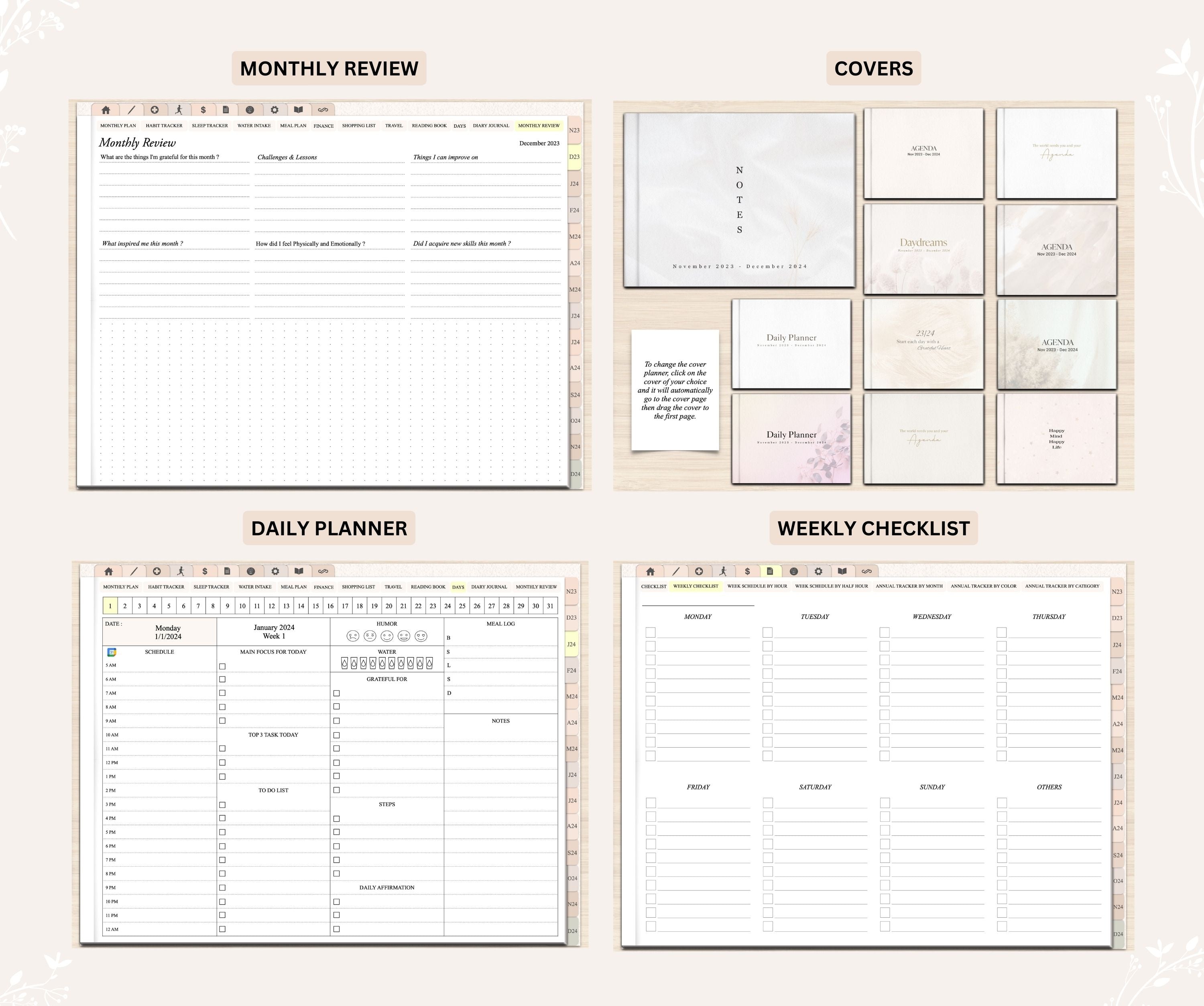 Mins4Notes Bundle - My All-In-One Digital planner