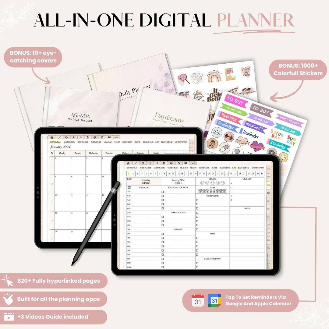 Mins4Notes Bundle - My All-In-One Digital planner